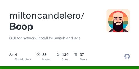 miltoncandelero/Boop: GUI for network install for switch and 3ds.